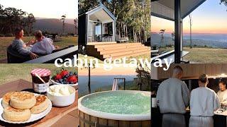 CABIN GETAWAY | the best weekend away, goal setting, wood fired hot tub, cooking, smores etc