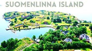 Suomenlinna Island, Finland, 4K Drone Video