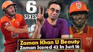 Zaman Khan 42 of 16 balls in Champions Cup | 6 sixes nearly won match...!