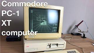 Commodore PC 1 Part 1/3 : Overview, repairs and first boot