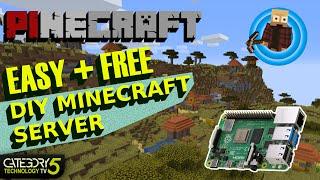 Free Raspberry Pi 4 Minecraft Java Server 2021 with Pinecraft