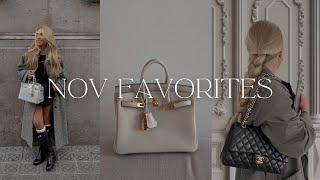 November favorites  My Fave Bags, Sweaters, Home Must-Haves & Paris Haul!