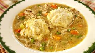 Chicken and Dumplings // Easier than you think ️ Step by Step