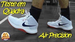 Teste em QUADRA NIKE AIR PRECISION | Canal 21onze Tênis de Basquete.