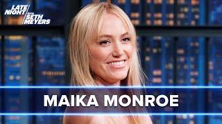 Maika Monroe Didn't Know What Nicolas Cage Would Look Like While Filming Longlegs