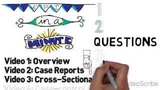 Study Design Part 3 - Cross Sectional Studies