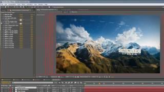 Customization Tutorial - Parallax Cinematic Slideshow(After Effects Template)