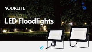 YOURLITE Ultra Slim Die-cast Aluminum LED Floodlights | For the outdoors