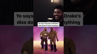 Kanye West roasts Drake in new interview #drake #kanyewest #rap #rapbeef #funny