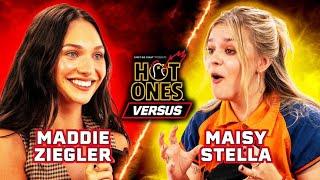 Maddie Ziegler vs. Maisy Stella | Hot Ones Versus