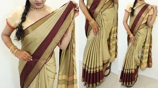 Easy saree draping  for beginners | saree draping tips & tricks | silk saree draping for beginners