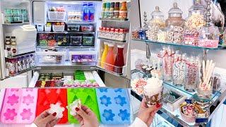 REFRIGERATOR ORGANIZATION | Hot Cocoa Station | Satisfying Fridge Restock Organizing