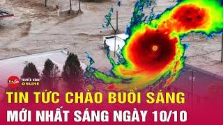 Tin tức 24h mới.Tin Sáng 10/10. Toàn cảnh siêu bão Milton trăm năm có một đổ bộ Florida, Mỹ | Tin24h