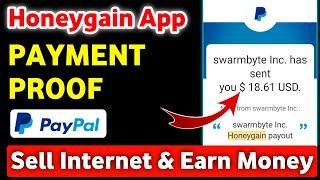 Honeygain App Payment Proof 2022 | Sell Internet and Earn Money