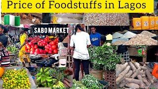 Amazing Nigeria food scene, current price of Foodstuffs in Lagos