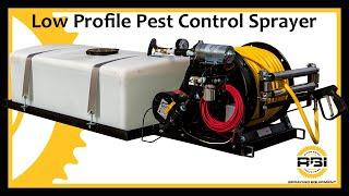 Pest Control Sprayer - 50 Gallon - Low Profile - 300' hose - Electric Reel - River Bend Industries