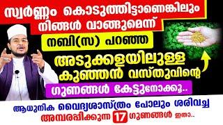 നമ്മുടെ അടുക്കളയിലുള്ള ഈ കുഞ്ഞന്‍ വസ്തുവിന്റെ അമ്പരപ്പിക്കുന്ന ഗുണങ്ങള്‍ കേട്ടുനോക്കൂ..!!!