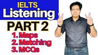 IELTS Listening Part 2 - Maps, Matching, MCQs By Asad Yaqub