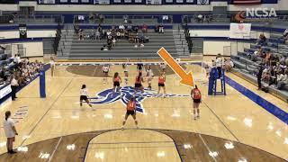 Rose Moore volleyball setter #25: High School highlight video 2020