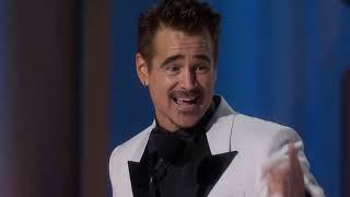 Colin Farrell continues funny Golden Globe acceptance speech trend #ColinFarrell #Winner #Penguin