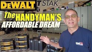 The AMAZINGLY-AFFORDABLE DeWALT TSTAK Mobile Tool Organizer | Handyman TOOL-BOX