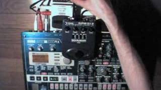 EMX bassline with Behringer effectors