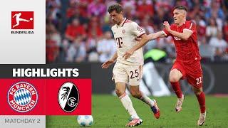 Bayern Win At Home! | FC Bayern München - SC Freiburg 2-0 | Highlights | MD 2 – Bundesliga 24/25