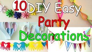 10 DIY Easy Party Decorations Ideas - Ana | DIY Crafts