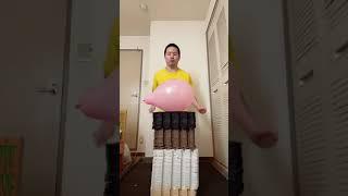 Balloons Challenge Funny Prank video..  #shorts #upskirt #Junya official #junya