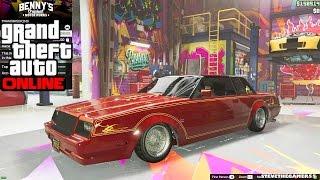 GTA 5 ONLINE - LOWRIDER DLC - BENNY'S ORIGINAL MOTOR WORKS FT DCP1293