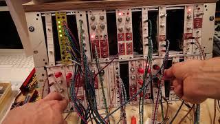 Modular patch to show off the Module in a Week Clock divider