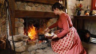 Frying up POTATO CHIPS in 1824 |Salty, Delicious| Historical ASMR Cooking