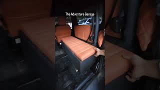 Thar back seat modified by The Adventures Garage ️ #shorts #mahindra #thar #modified