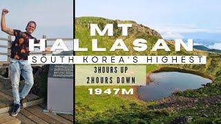 Climbing Mount Hallasan via Seongpanak Trail - Highest Mountain of South Korea - Jeju Island Trip