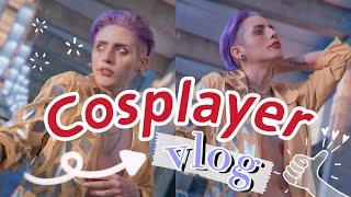 Cosplayer Week Before Anime Convention Guest VLOG | cosplay photoshoot + crafting | thrifted cosplay