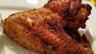 Making my Fried Cajun and Lemon Pepper Turkey Wings