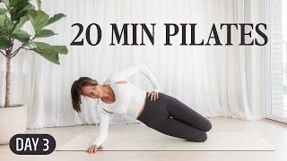 20 MIN FULL BODY / day 3 / 1-week pilates challenge (beginner friendly)