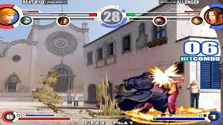 Fightcade  The King Of Fighters XI  Shingo_KOFXI  Vs DaveyLee  FT5  Rematch 