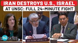 UNSC: Iran Envoy Single-Handedly Takes Down US, Israel After Trump's Strikes - Full 24-Minute Fight