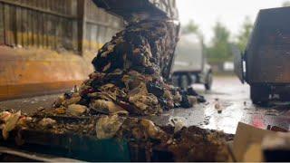 Popping Tailgates and Dumping Loads: Watch Garbage Trucks in Action