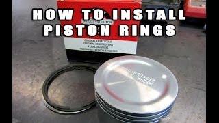 Installing Piston Rings The Easy Way With No Tools!