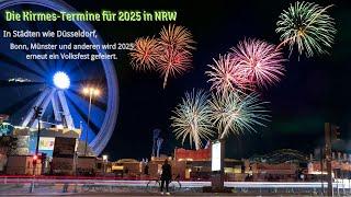 Die Kirmes-Termine für 2025 in NRW im ÜberblickKirmes 2025 in NRW