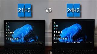 Windows 11 21H2 vs Windows 11 24H2 - SPEED TEST