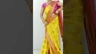 Party wear saree draping tutorial for newly wedding girls | How to wear saree perfectly