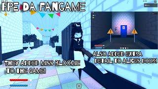 They added Miss Bloomie to the game! | Roblox FPE Da fangame