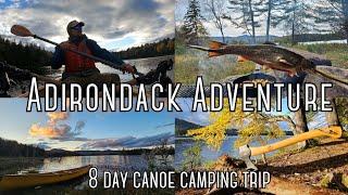 Adirondack adventure: 8 days of canoe camping, trout fishing, and wilderness exploration in the fall