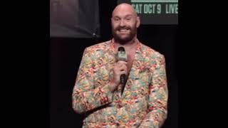 TYSON FURY DESTROYING WILDER MENTALLY IN PRESSER! #boxing #shorts #furywilder3