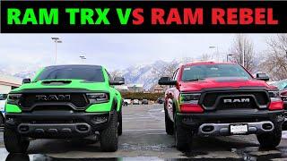 2021 Ram TRX Vs 2021 Ram Rebel: Is The TRX Really Worth $35,000 More?!?