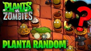 ¿Es posible terminar Plantas vs. Zombis con PLANTAS ALEATORIAS?