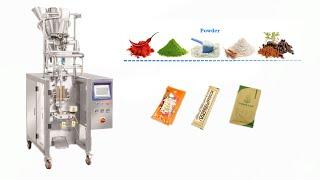 powder filling and sealing machine | medicine powder sachet packing machine